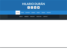 Tablet Screenshot of hilarioduran.com